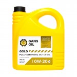 Моторное масло GANS OIL GOLD 0W20, 4л